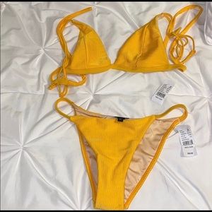 PacSun Yellow bikini